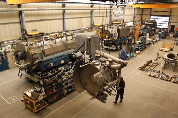 Preliminary assembly in the KOKS USA dot vacuum truck factory